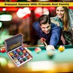 Premium 16-Piece Pool Table Billiard Balls Set