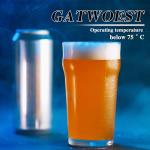 GATWOEST 20 oz Stackable Beer Glasses Set of 2