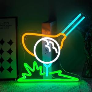 Golf Neon Wall Sign with Dimmable LED Lights