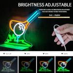 Golf Neon Wall Sign with Dimmable LED Lights