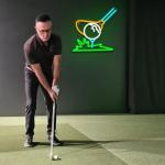 Golf Neon Wall Sign with Dimmable LED Lights