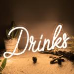 Brittio Warm White Neon Bar Sign for Man Cave