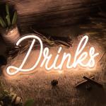 Brittio Warm White Neon Bar Sign for Man Cave