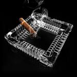 Large Glass Ashtrays for Cigarettes and Cigars