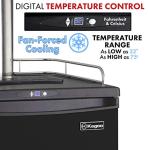 Kegco Two-Faucet Black Keg Dispenser