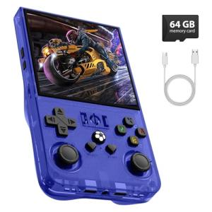 R36MAX Retro Handheld Gaming Console with 64GB Games