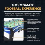 Hathaway Allure 48" Foosball Table - Black & Blue