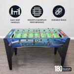 Hathaway Allure 48" Foosball Table - Black & Blue