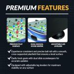 Hathaway Allure 48" Foosball Table - Black & Blue