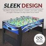 Hathaway Allure 48" Foosball Table - Black & Blue