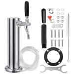 Stainless Single-Tap Kegerator Beer Tower System