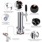 Stainless Single-Tap Kegerator Beer Tower System