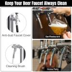 Stainless Single-Tap Kegerator Beer Tower System