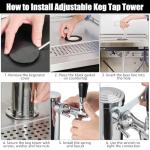 Stainless Single-Tap Kegerator Beer Tower System