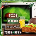 Game Day Football Tiered Tray Decor Set