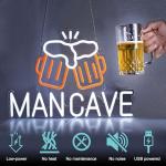 Dimmable Beer Neon Sign for Man Cave Decor
