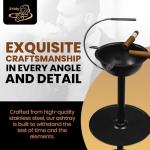 Windproof 24-Inch Cigar Ashtray with Accessory Tray