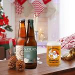 Funny Holiday Beer Glasses for Men and Women