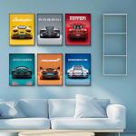 Supercar Racing Posters for Man Cave Walls