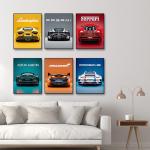 Supercar Racing Posters for Man Cave Walls