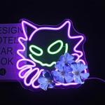 Anime Neon Wall Sign for Man Cave Decor