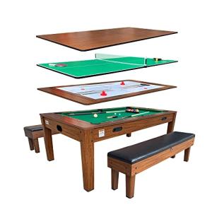 RACK Luxor 4-in-1 Swivel Pool Table Set