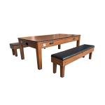 RACK Luxor 4-in-1 Swivel Pool Table Set