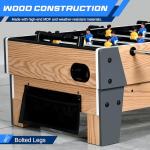 2-in-1 Air Hockey and Foosball Game Table