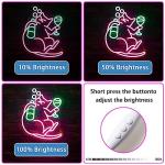 Funny Cat Beer Neon Sign for Man Cave