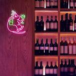 Funny Cat Beer Neon Sign for Man Cave