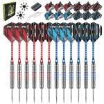 Metal Tip Dart Set with Flights and Accessories