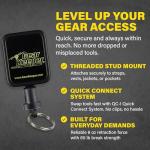 Retractable Key Chain & Badge Clip for Gear