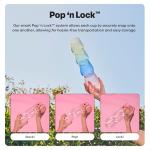 TOSSWARE 7oz Unbreakable Plastic Beer Glasses - 12 Pack