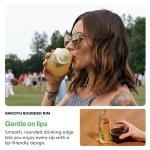 TOSSWARE 7oz Unbreakable Plastic Beer Glasses - 12 Pack