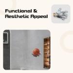 Basketball Wall Mount Sculpture for Man Cave