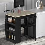 Small Bar Table Set with Stools for Two