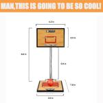 Mini Desktop Basketball Hoop Game for Office Fun