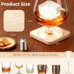 Natural Stone Coasters Set for Home Bar