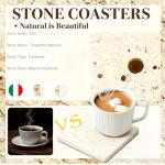 Natural Stone Coasters Set for Home Bar