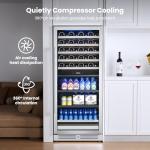 Yeego 24 Inch Wine and Beverage Cooler