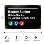 Boston Pro Sports Venue Vintage Metal Sign