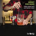 Non-Slip Rubber Bar Mat Set - 2 Pack