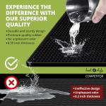 Non-Slip Rubber Bar Mat Set - 2 Pack