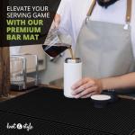 Non-Slip Rubber Bar Mat Set - 2 Pack