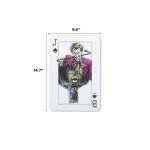 Batman vs. Joker Playing Card Metal Wall Art