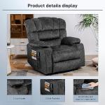 Modern Ergonomic Recliner Chair with Cup Holders