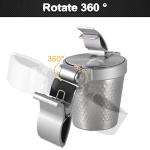 Cigar Golf Cart Holder - Portable Ashtray with Lid