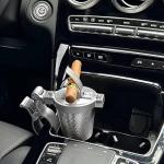 Cigar Golf Cart Holder - Portable Ashtray with Lid