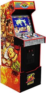 Street Fighter II Arcade Game with Riser, Red