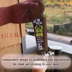 6-Pack Beer Tap Handles with 4 Markers